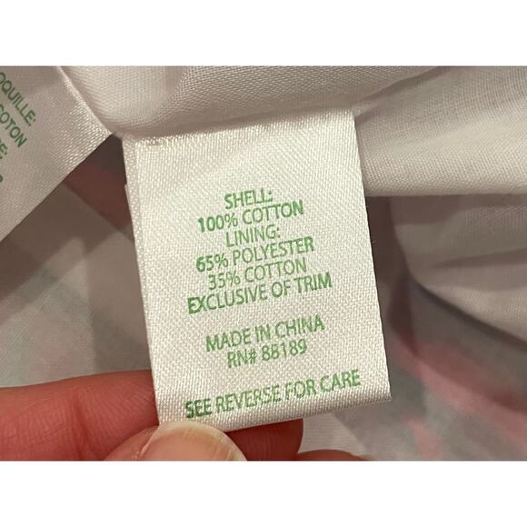 Lilly Pulitzer Girls Mini Mila Shift Dress, Blue, Pink, Tropical, Size 12 - Picture 8 of 13